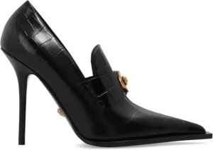 Versace Leren pumps Zwart Dames