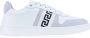 Versace Leren Vetersneakers met Grieks Motief White Dames - Thumbnail 1