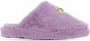 Versace Paarse eco-leren sneakers Purple Heren - Thumbnail 1