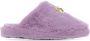 Versace Lilac eco bont slippers Paars Heren - Thumbnail 1