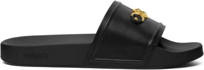 Versace Medusa `95 Leren Slippers