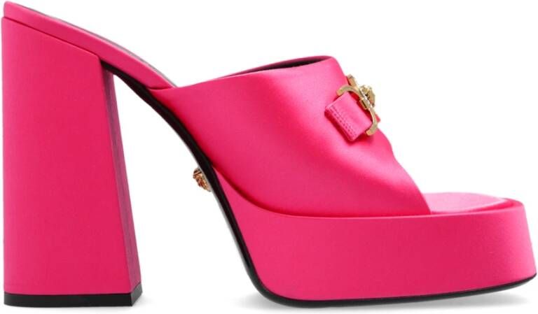 Versace Medusa 95 platform mules Roze Dames