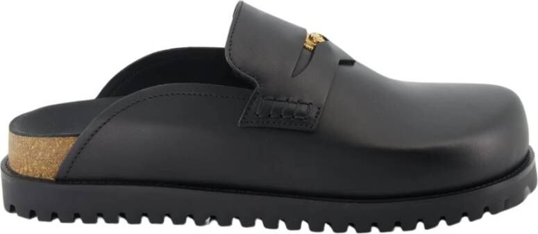 Versace Medusa Leren Muiltjes met Penny Strap Black Heren - Foto 5