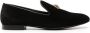 Versace Medusa Velvet Loafers Black Heren - Thumbnail 1