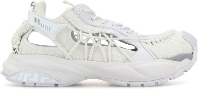 Versace Witte leren sneakers