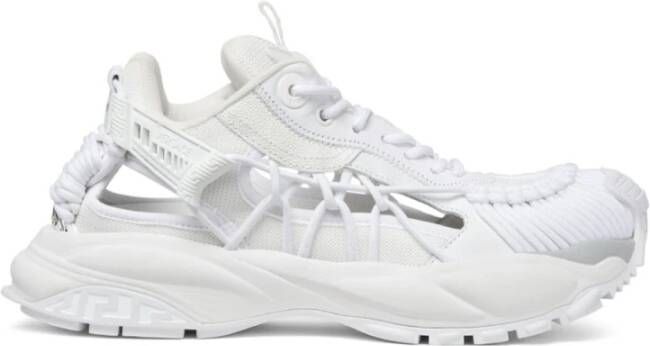 Versace Mercury Sneakers in wit leer White Heren