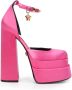 Versace Metallic Pinafore Hakken Pink Dames - Thumbnail 1