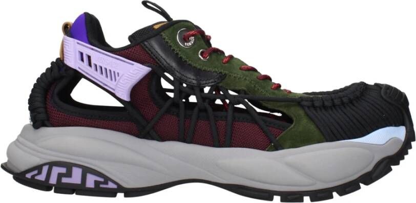 Versace Multicolor Leren Sportschoenen