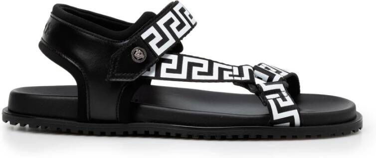 Versace Platte schoenen Black Heren