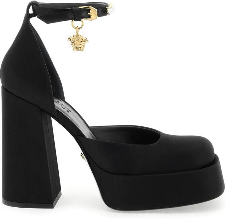 Versace Pumps & high heels Aevitas' Black Pumps With Medusa Charm And Platfor in zwart - Foto 3