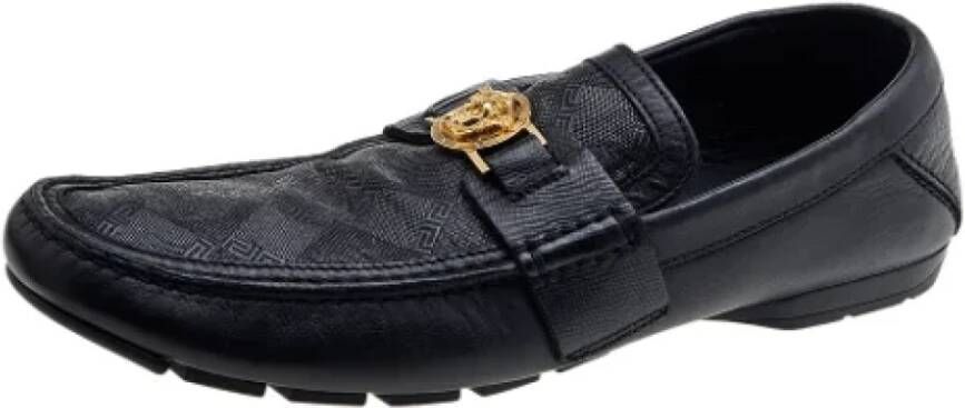 Versace Pre-owned Fabric flats Black Dames
