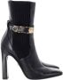 Versace Pre-owned Leather boots Black Dames - Thumbnail 1