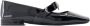 Versace Pre-owned Leather flats Black Dames - Thumbnail 1