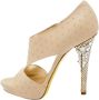 Versace Pre-owned Leather sandals Beige Dames - Thumbnail 1