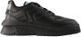 Versace Pre-owned Leather sneakers Black Heren - Thumbnail 1