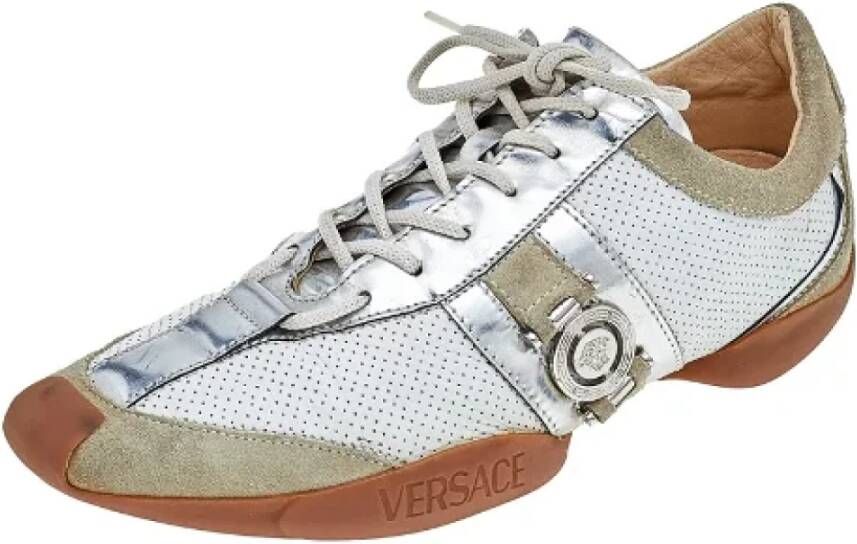 Versace Pre-owned Leather sneakers Multicolor Dames