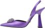 Versace Pre-owned Satin heels Purple Dames - Thumbnail 1