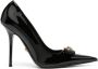 Versace Hoge hakken With Heel Black in zwart - Thumbnail 1