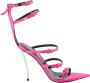 Versace Zijden Sandalen met Puntneus en Meerdere Gespen - Thumbnail 12