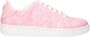 Versace Roze Leren Sneakers met Voor Detail - Thumbnail 1