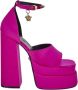 Versace Medusa Aevitas Dubbele Plateau Sandalen Pink Dames - Thumbnail 1