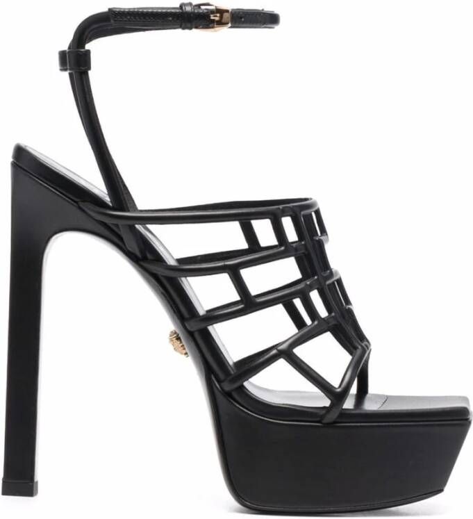 Versace Sandalen met hoge hakken Zwart Dames