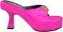 Versace Satin Schoenen Collectie Pink Dames - Thumbnail 1