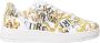 Versace Jeans Couture Barok Print Leren Sneakers voor Multicolor - Thumbnail 11