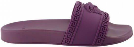 Versace Claquettes Medusa Couleur Presta: Violet Paars Heren