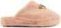 Versace Lichtroze ecologische bont pantoffels Pink Dames - Thumbnail 1