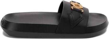 Versace Sliders Zwart Dames