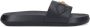 Versace Goudkleurige Medusa Open Teen Slides Zwart Heren - Thumbnail 1