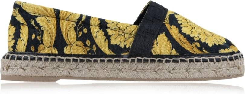Versace Slip-on Espadrilles met Merkmotief Multicolor Dames