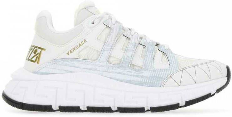 Versace Trigreca Sneakers met Grafisch Patroon White Dames