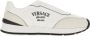 Versace Platte schoenen met geborduurd logo White Heren - Thumbnail 1