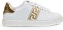 Versace Witte Leren Veterschoenen White Dames - Thumbnail 2