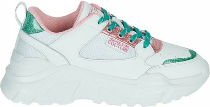 Versace Jeans Couture Chunky Sneakers voor modebewuste vrouwen White Dames