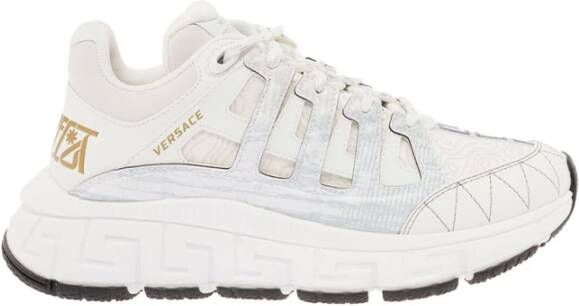 Versace Trigreca Sneakers met Grafisch Patroon White Dames