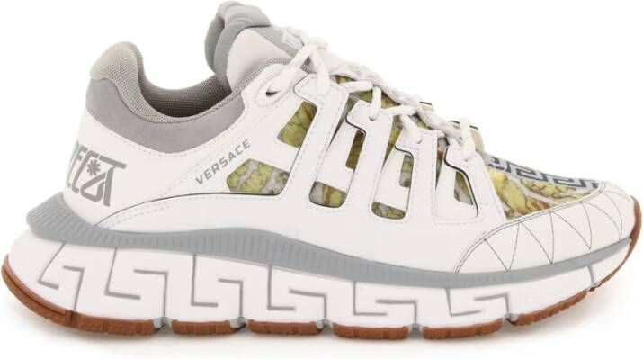 Versace Barocco Printed Sneakers Wit