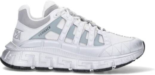 Versace Witte Trigreca Low-Top Sneakers White Heren