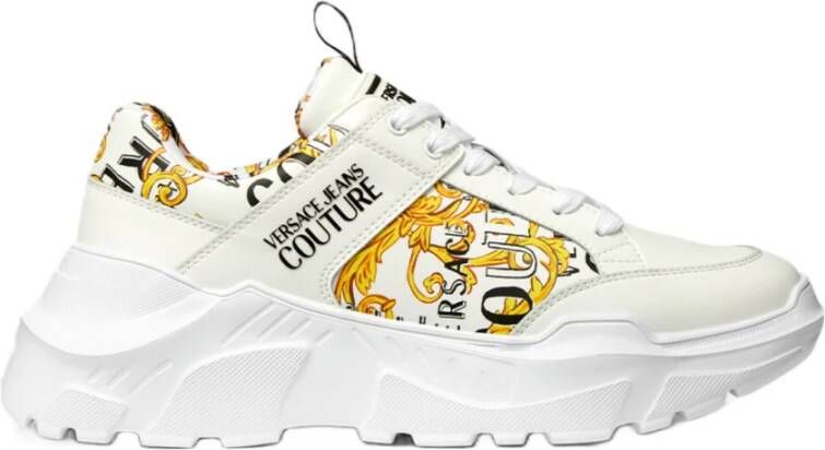 Versace Jeans Couture Speedtrack Logo Couture White Sneaker Wit Heren