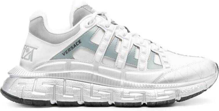 Versace Witte Trigreca Low-Top Sneakers White