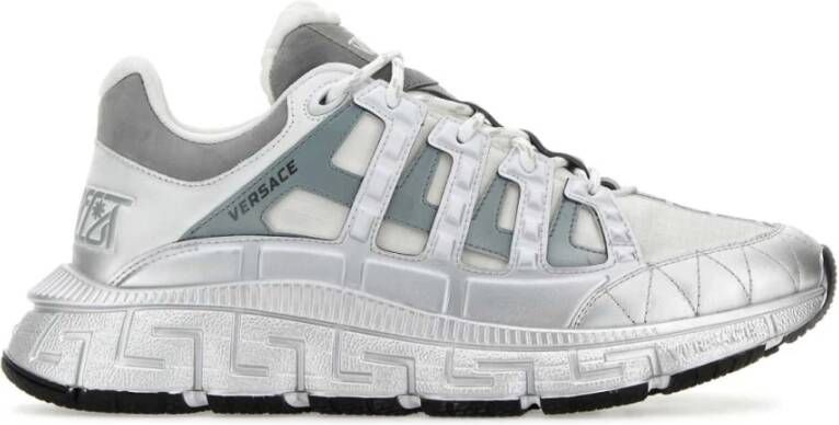 Versace Witte Trigreca Low-Top Sneakers White