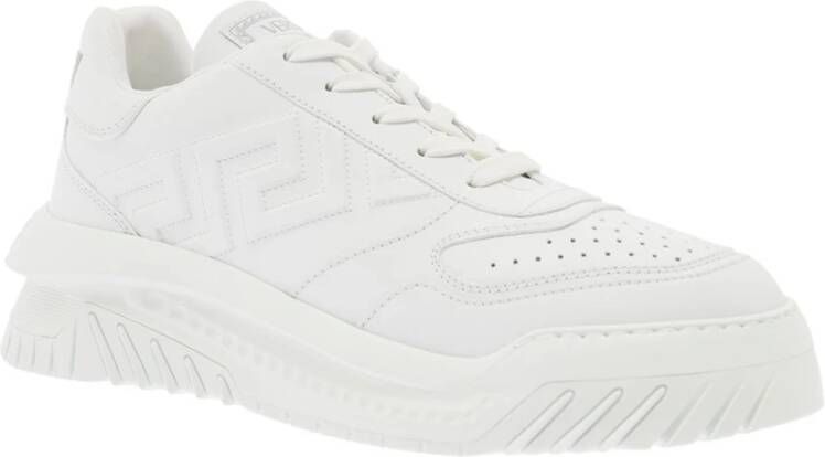Versace Greca Odissea Veterschoenen van leer White Heren - Foto 9