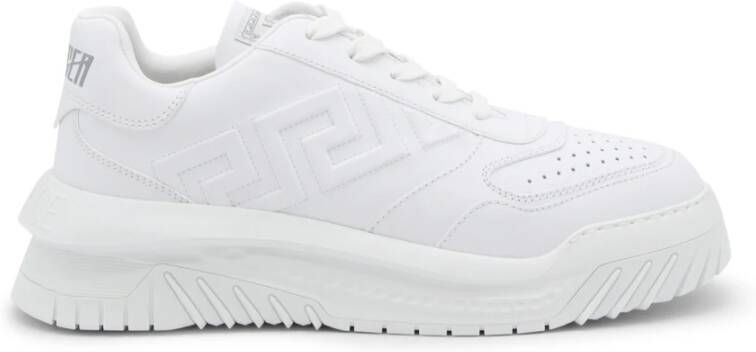 Versace Greca Odissea Veterschoenen van leer White Heren - Foto 7