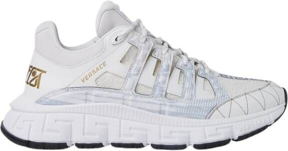 Versace Trigreca Sneakers Glamoureuze en zelfverzekerde stijl White Heren