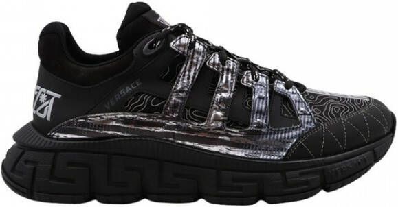 Versace Trigreca Sneakers met Grafische Print Black Heren