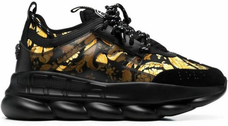 Versace Chain Reaction sneakers Zwart Heren