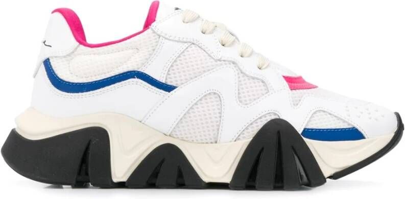 Versace Squalo Sneakers met leer en mesh Multicolor Heren