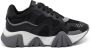 Versace Squalo Sneakers van mesh en zwart leer - Thumbnail 1